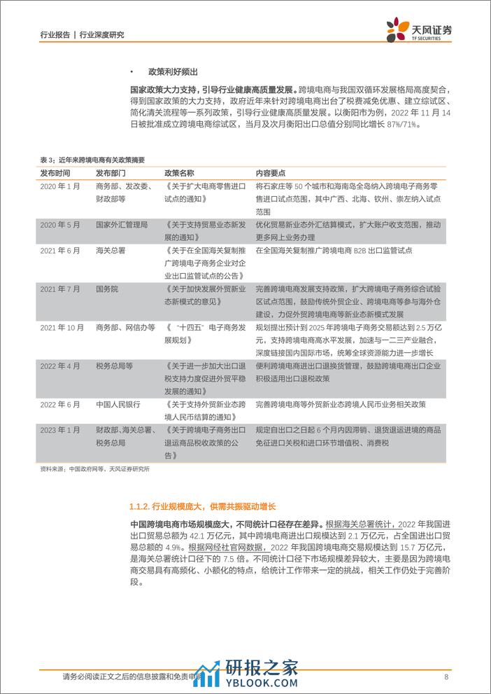 商贸零售行业深度研究：多重机遇催化新气象，跨境电商出海正当时 - 第8页预览图