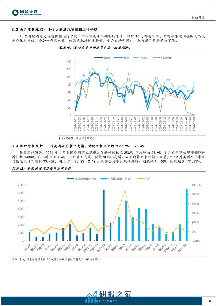 储能行业月度跟踪：碳酸锂价格企稳，中美储能实现开门红-20240229-国金证券-12页 - 第8页预览图