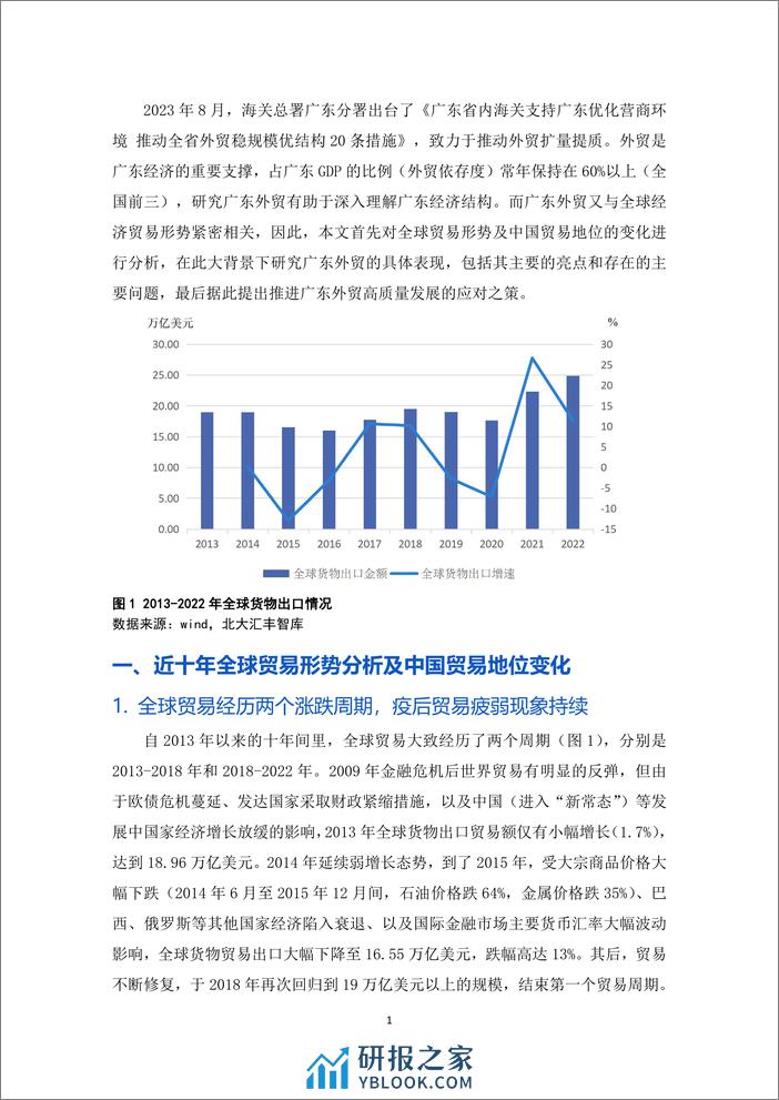 全球贸易疲弱形势下广东的外贸表现及应对建议-北大汇丰智库 - 第3页预览图