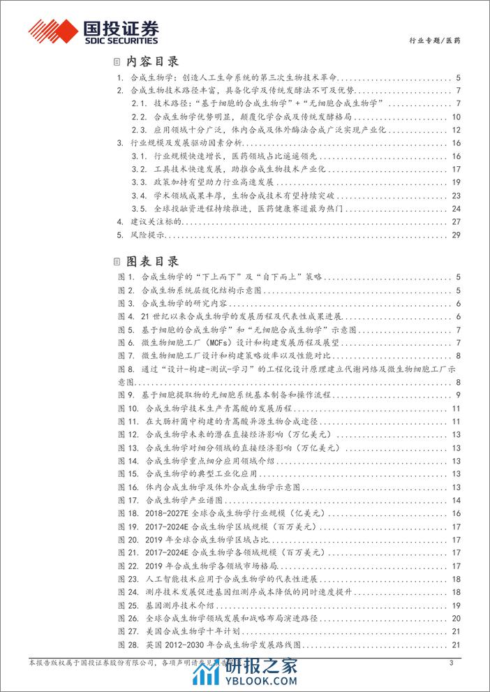 国投证券：合成生物学行业专题系列一-建物致知-建物致用-合成生物赋能未来 - 第3页预览图