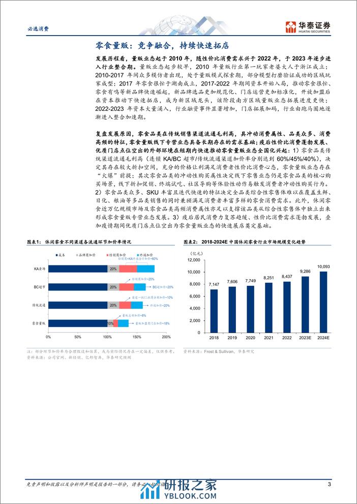 必选消费行业专题研究-零食渠道变革2.0：东风不减，再上层楼-240411-华泰证券-25页 - 第3页预览图