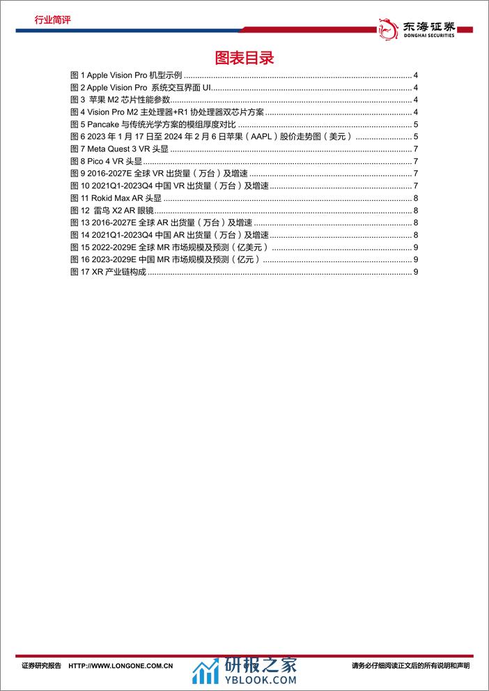 电子行业简评：Vision Pro首销已出货超20万台，关注MR产业链主题投资机会-20240208-东海证券-13页 - 第3页预览图