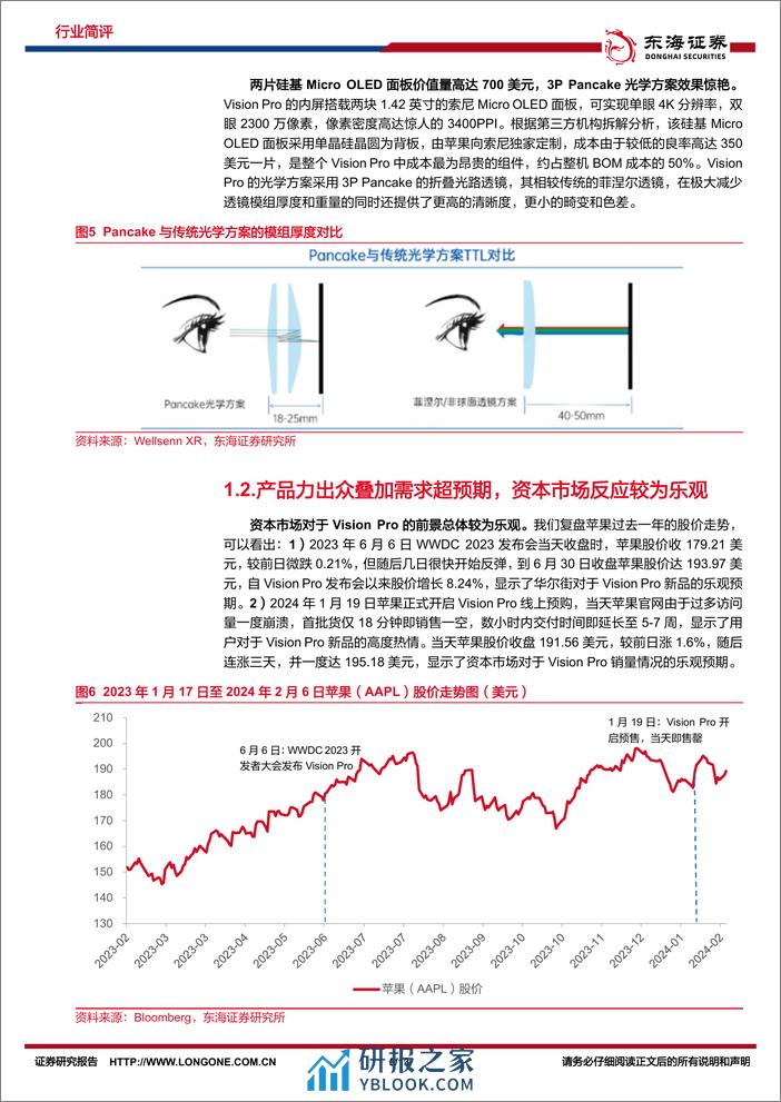 电子行业简评：Vision Pro首销已出货超20万台，关注MR产业链主题投资机会-20240208-东海证券-13页 - 第5页预览图