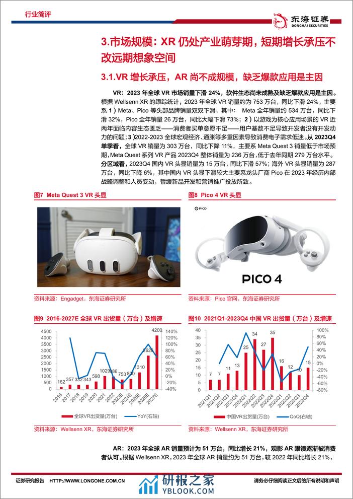 电子行业简评：Vision Pro首销已出货超20万台，关注MR产业链主题投资机会-20240208-东海证券-13页 - 第7页预览图