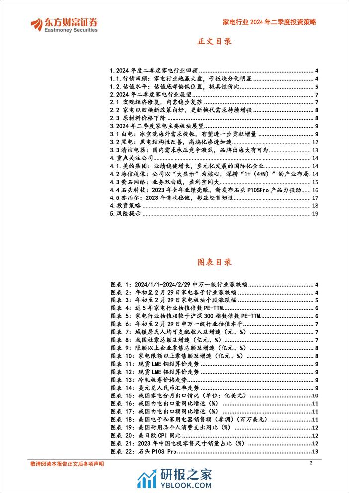 家电行业2024年二季度投资策略：看好以旧换新行业催化，外销持续增收-240313-东方财富证券-20页 - 第2页预览图