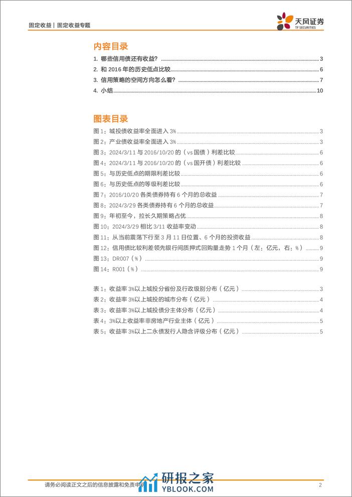 信用策略月报：保持一定久期，继续等待-240401-天风证券-11页 - 第2页预览图