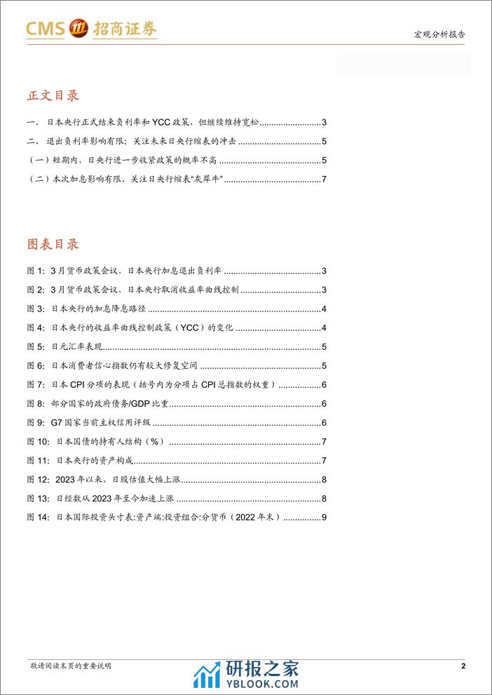 宏观分析报告：怎么看日本央行结束负利率和YCC？-240319-招商证券-10页 - 第2页预览图