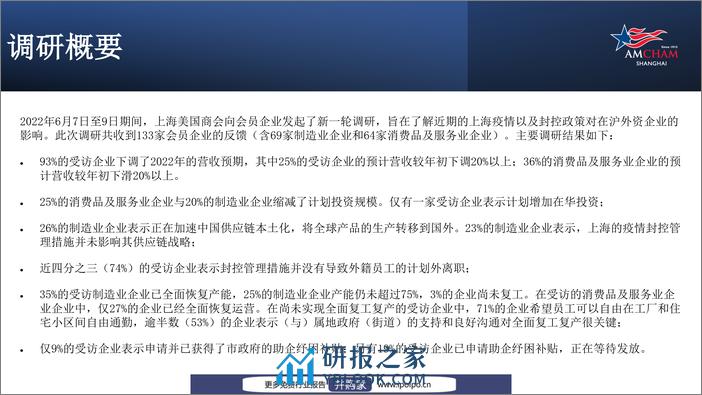 上海美国商会调研报告：新冠疫情对企业的影响-上海美国商会-2022.6-17页 - 第4页预览图