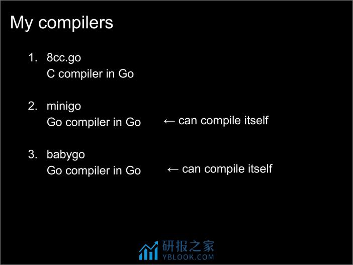 D Kashiwagi - How to Write a Self-Hosted Go Compiler - 第5页预览图