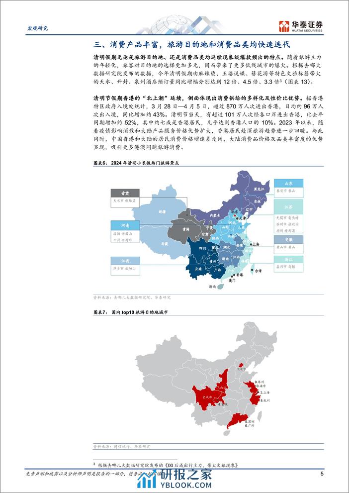 宏观专题研究：清明相关数据中有趣的消费新趋势-240407-华泰证券-10页 - 第5页预览图