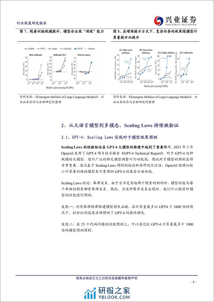 AI深度洞察系列报告（一）：为什么ScalingLaws重要？ - 第8页预览图