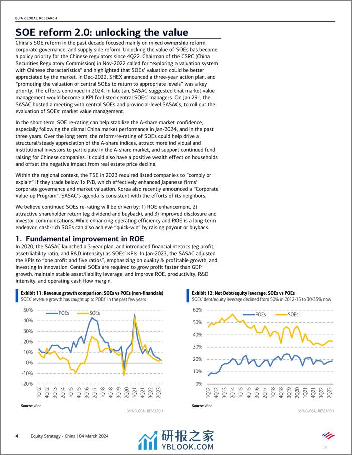 BofA Global Research-Equity Strategy - China SOE reform 2.0, and the “Fantastic ...-106834823 - 第4页预览图