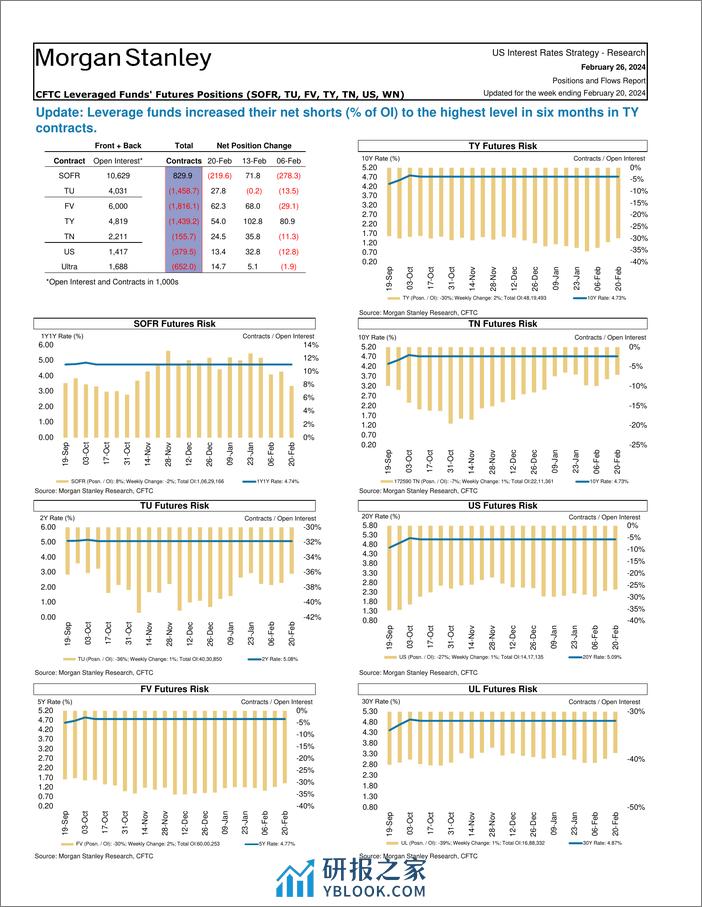 Morgan Stanley Fixed-Global Macro Strategy Positions and Flows Report-106710501 - 第5页预览图