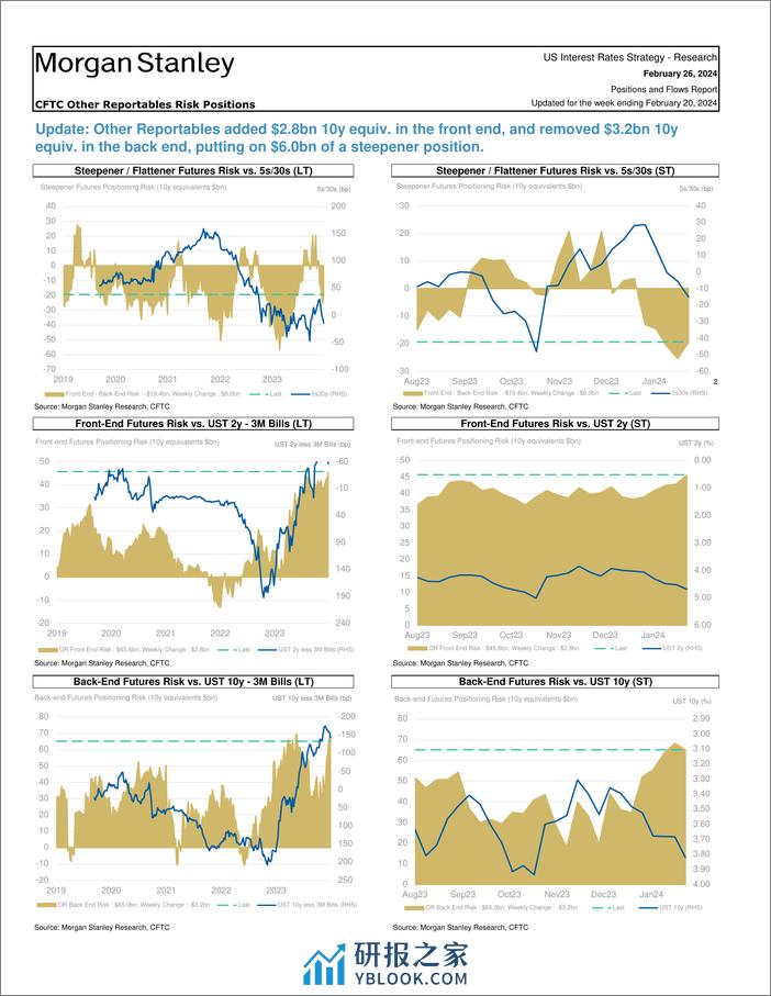 Morgan Stanley Fixed-Global Macro Strategy Positions and Flows Report-106710501 - 第8页预览图