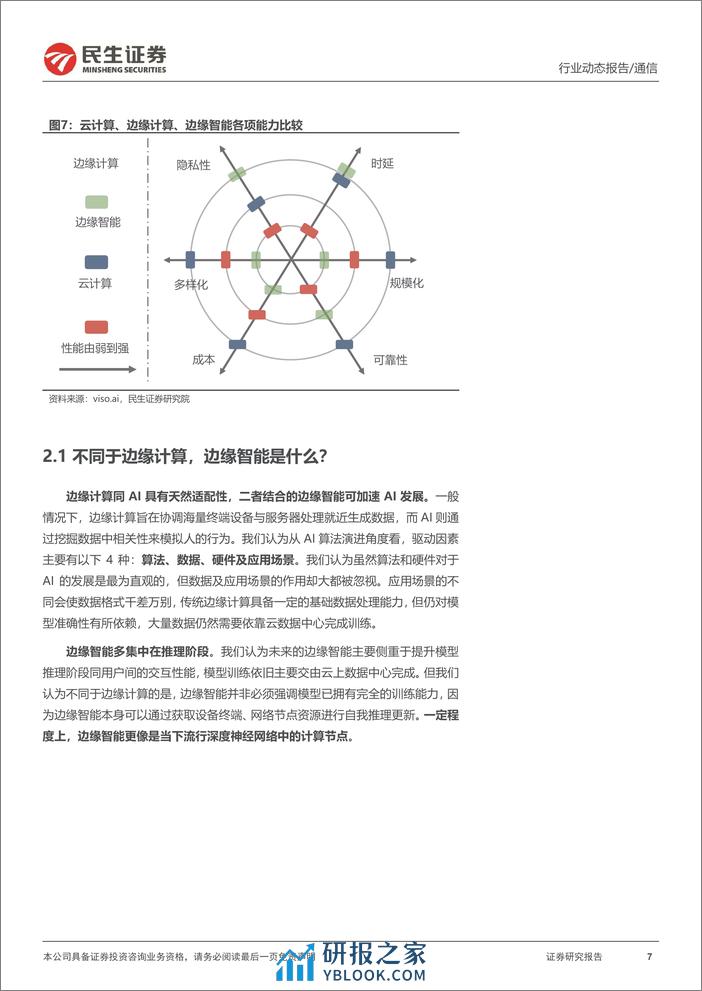 通信行业动态点评：边缘智能—铺平人工智能的“最后一公里”-240319-民生证券-13页 - 第7页预览图