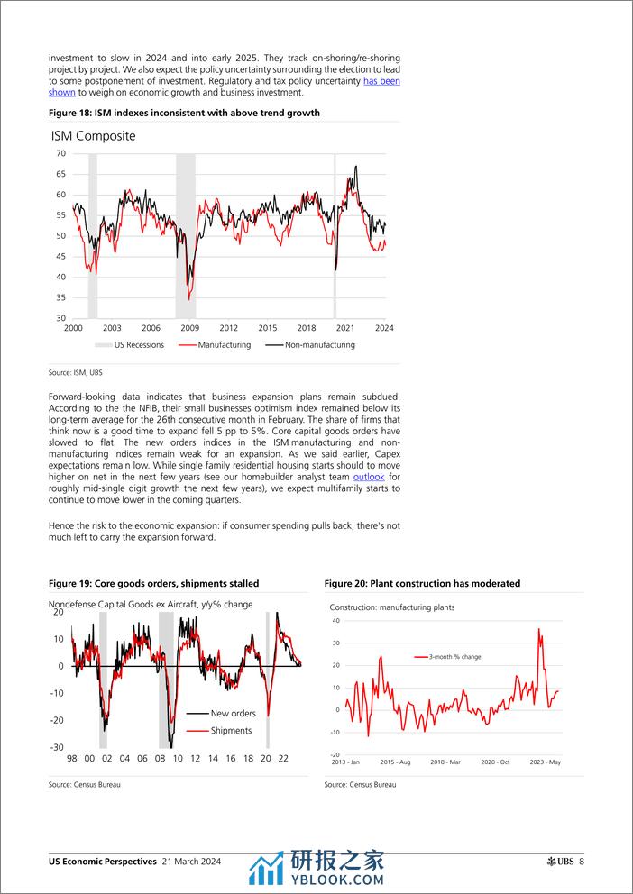 UBS Economics-US Economic Perspectives _A new US outlook_ Pingle-107145292 - 第8页预览图