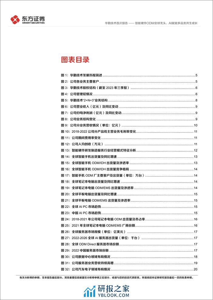 华勤技术-603296.SH-智能硬件ODM全球龙头，AI赋能多品类共生成长-20240402-东方证券-28页 - 第3页预览图