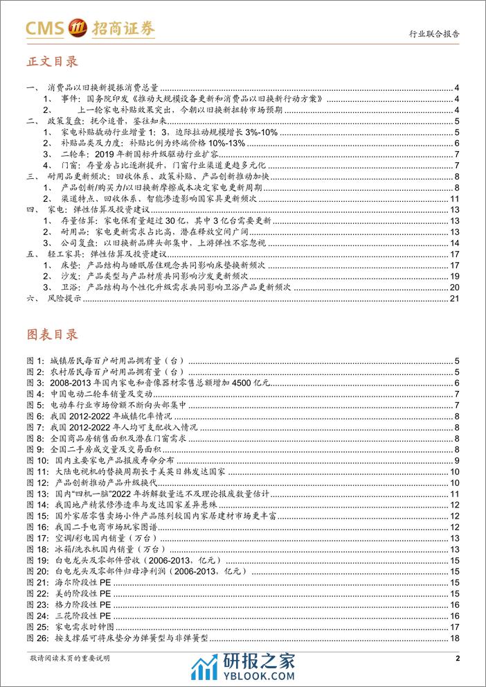 耐用品以旧换新专题：政策利好落地，把握耐用消费品投资弹性 - 第2页预览图