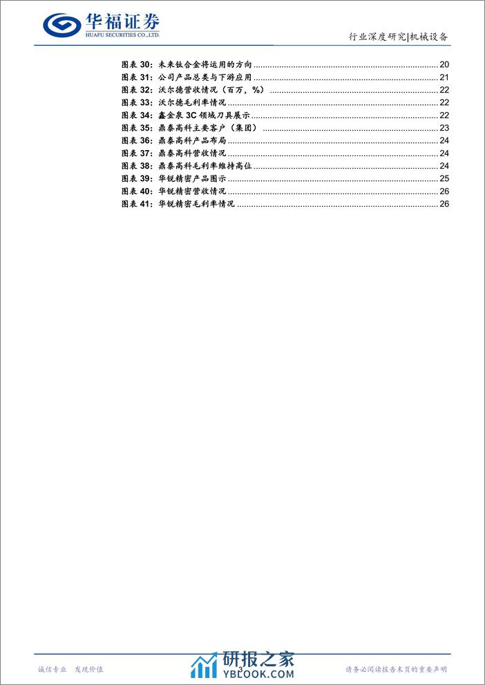 机械设备行业：钛合金导入消费电子，板块复苏带动刀具市场需求外溢 - 第3页预览图