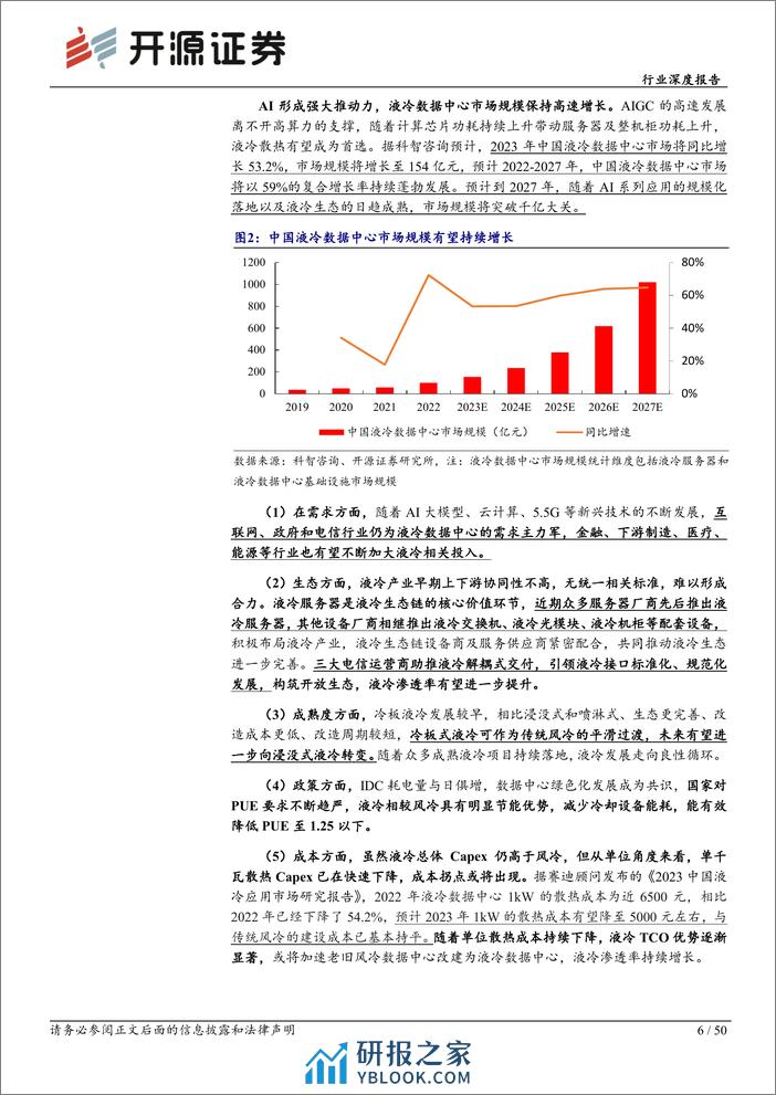 通信行业深度报告：AI热浪起，液冷迎来黄金时代-240311-开源证券-50页 - 第6页预览图