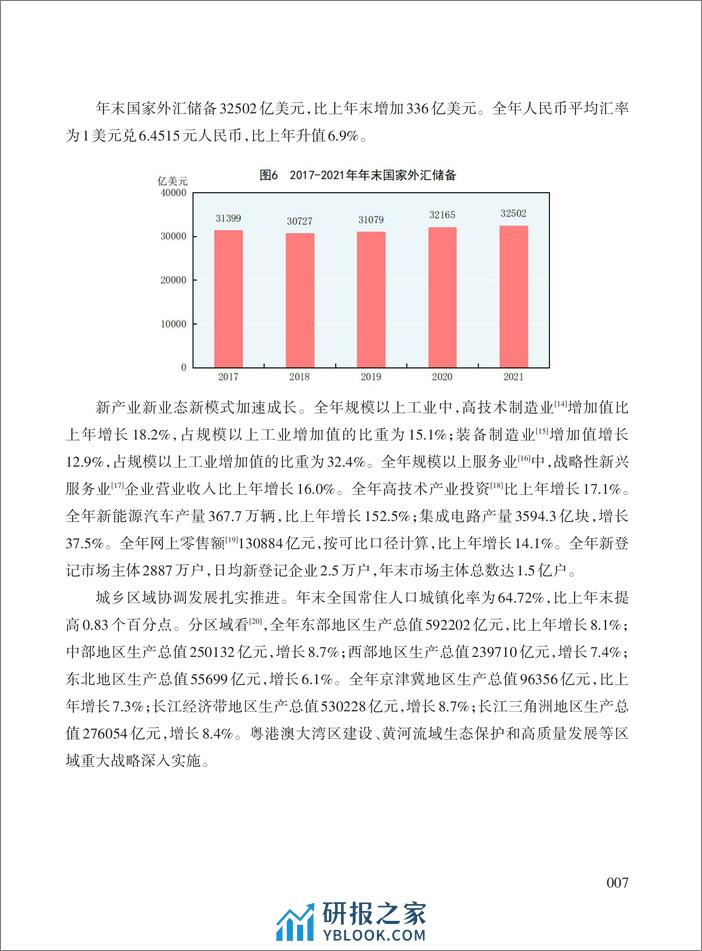 2021-中华人民共和国2021年国民经济和社会发展统计公报 - 第5页预览图