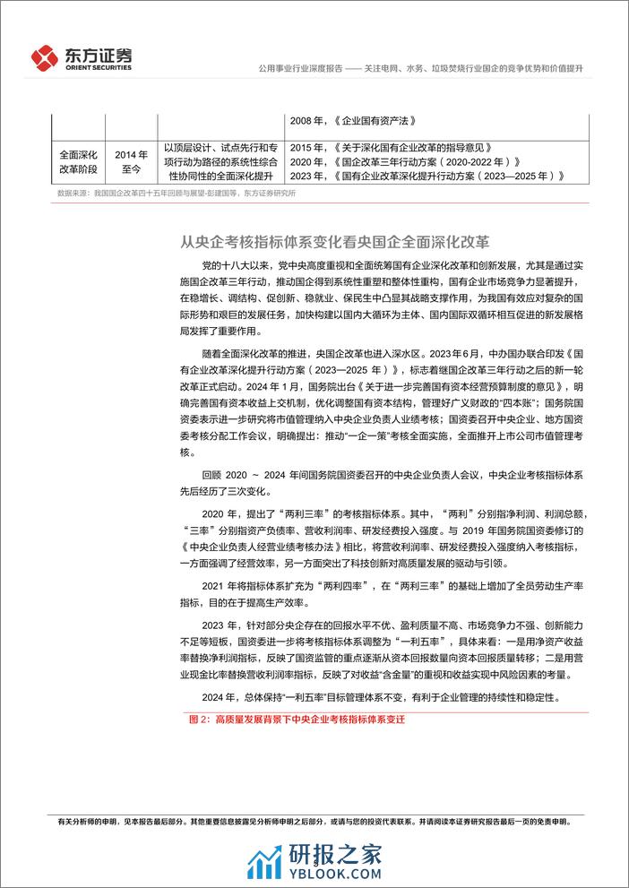 公用事业行业深度报告：央国企改革专题研究-关注电网、水务、垃圾焚烧行业国企的竞争优势和价值提升 - 第5页预览图