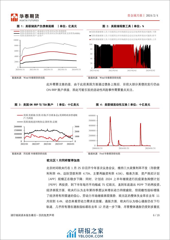 贵金属月报：货币政策仍存变数 贵金属可继续逢低配置-20240204-华泰期货-19页 - 第6页预览图