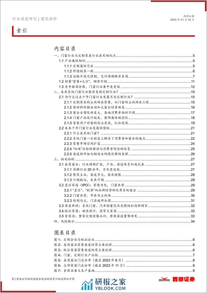 门窗行业专题研究：系统门窗能否成为下一个定制家具 - 第2页预览图