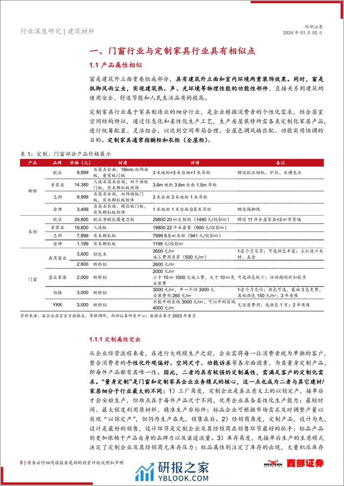 门窗行业专题研究：系统门窗能否成为下一个定制家具 - 第5页预览图