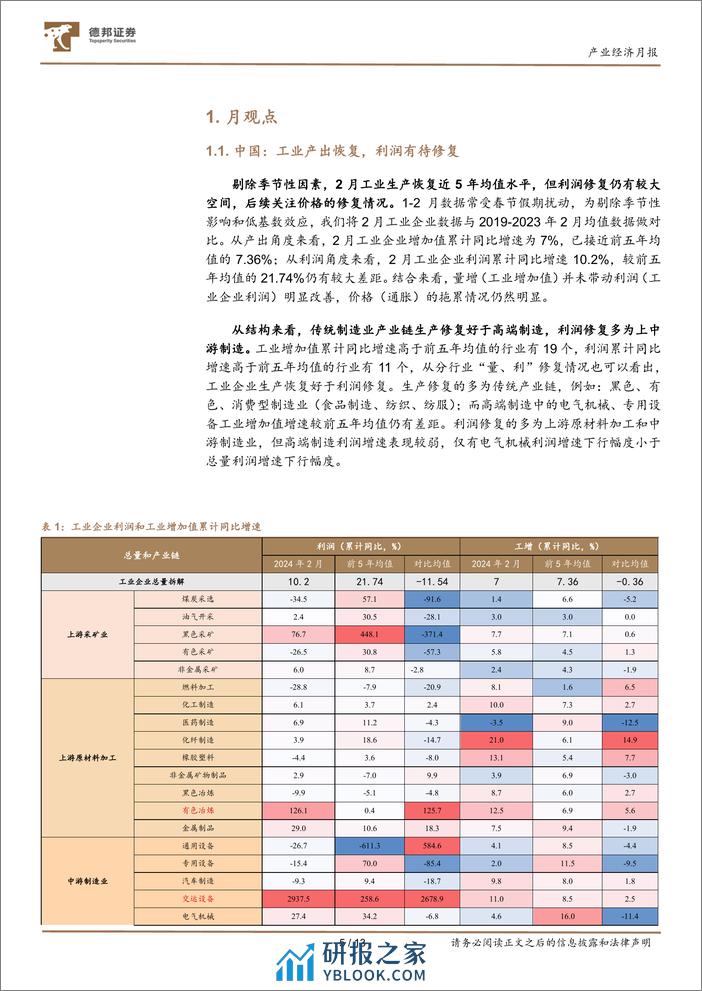 产业经济月报：东升西落与金铜的长期格局-240331-德邦证券-13页 - 第5页预览图