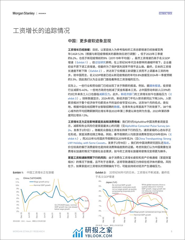 Morgan Stanley Fixed-Asia Economics The Viewpoint 亚洲经济研究：观点 中国和日本——工资增长是关键-106920058 - 第3页预览图