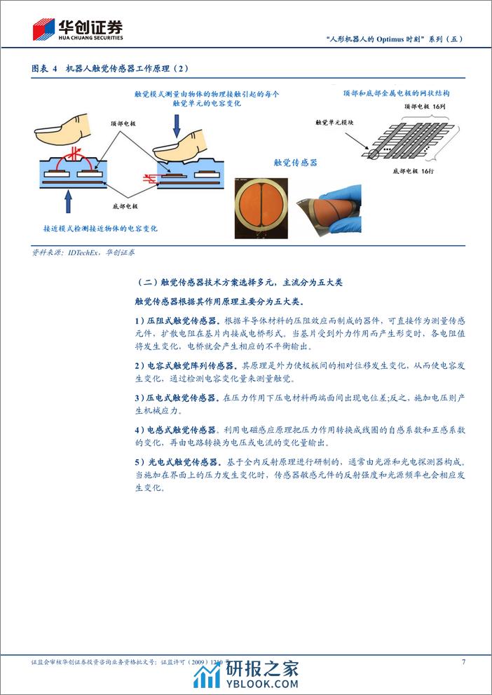“人形机器人的Optimus时刻”系列（五）：触觉感知（电子皮肤）：高山将越，坦途在望 - 第7页预览图