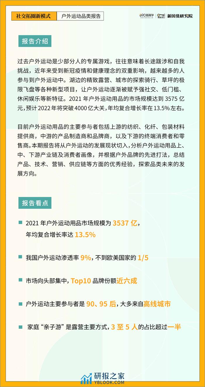 社交拓圈新模式——户外运动品类报告 - 第3页预览图