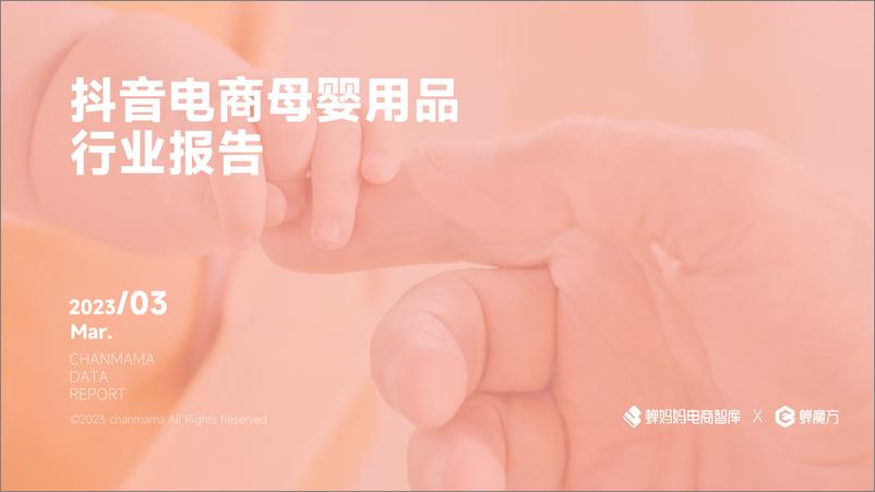 报告《2023年抖音电商母婴用品行业报告-蝉妈妈-2023.03-39页》的封面图片