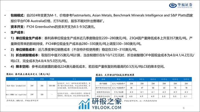 锂行业专题报告：2024年海外锂资源成本展望-240330-华福证券-37页 - 第6页预览图