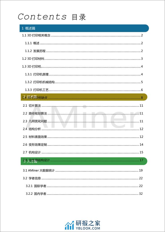 2018-Aminer-3D打印研究报告 - 第2页预览图