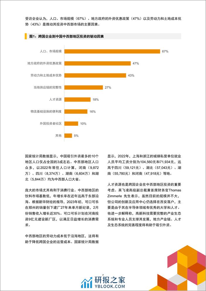 在华跨国企业高管洞察：中国中西部投资机遇-普华永道-20页 - 第7页预览图