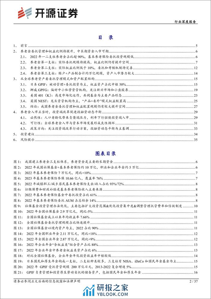 非银金融行业深度报告：促进投融资动态平衡，养老金入市空间广阔-240308-开源证券-37页 - 第2页预览图