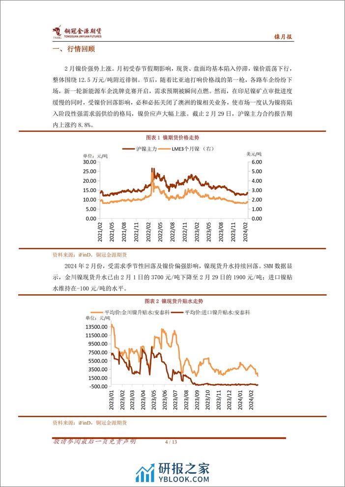 镍2024年3月报：资源扰动与需求预期共振 镍价震荡重心上移-20240304-金源期货-13页 - 第4页预览图