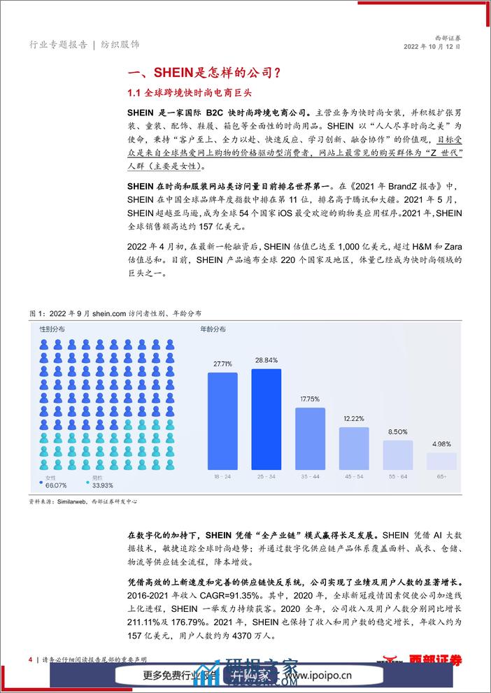 20221012-西部证券-西部证券海外公司研究系列报告（一）：SHEIN，全球跨境快时尚的标杆 - 第5页预览图