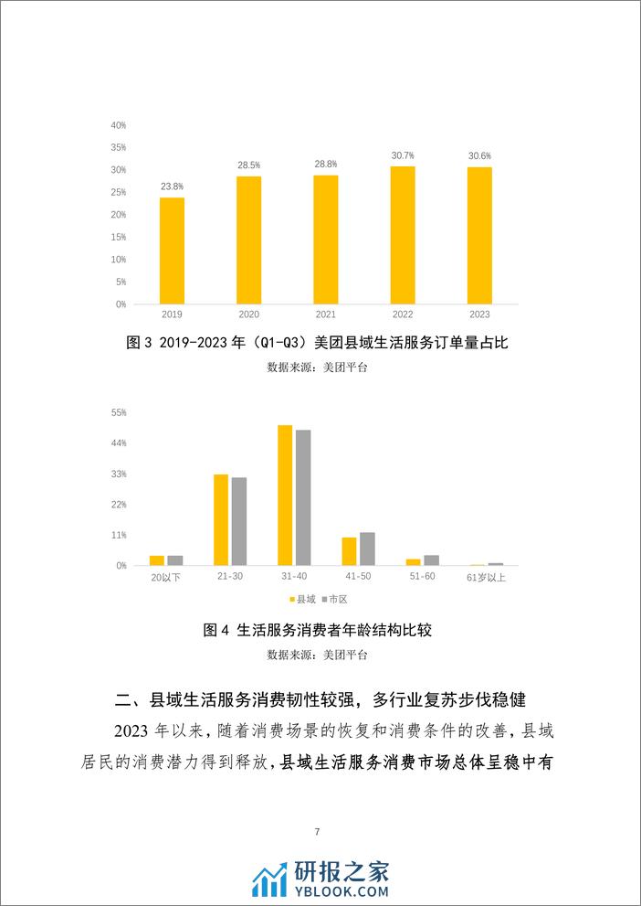 生活服务行业调查研究报告：2023年县域生活服务消费报告-美团 - 第7页预览图