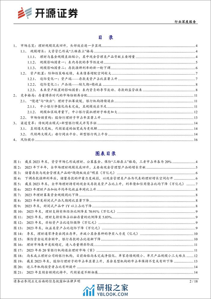 2023年银行理财回顾：多重约束下的理财增长：缩久期、稳收益、拓渠道 - 第2页预览图