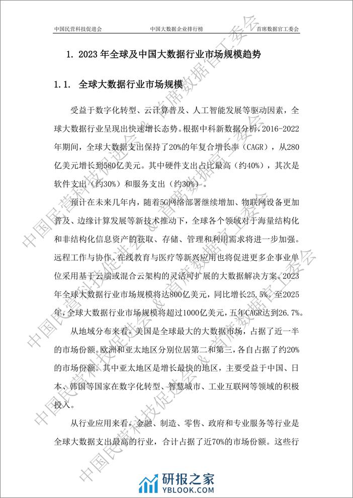 2023中国大数据企业白皮书-水印版-110页 - 第6页预览图