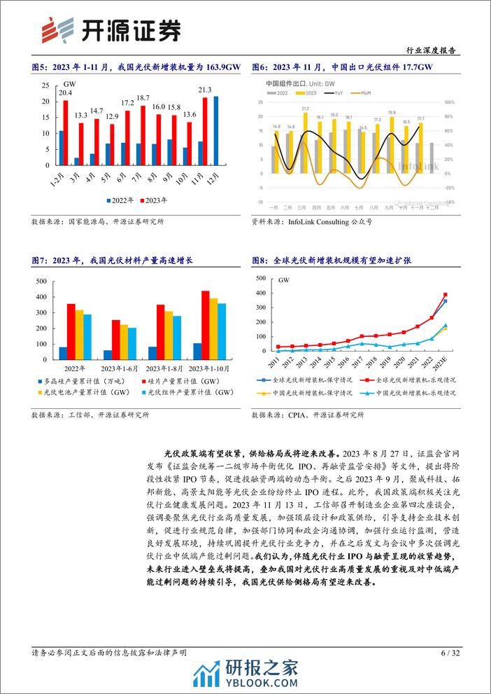 基础化工行业深度报告：光伏行业估值见底，库存周期拐点将至-20240203-开源证券-32页 - 第6页预览图