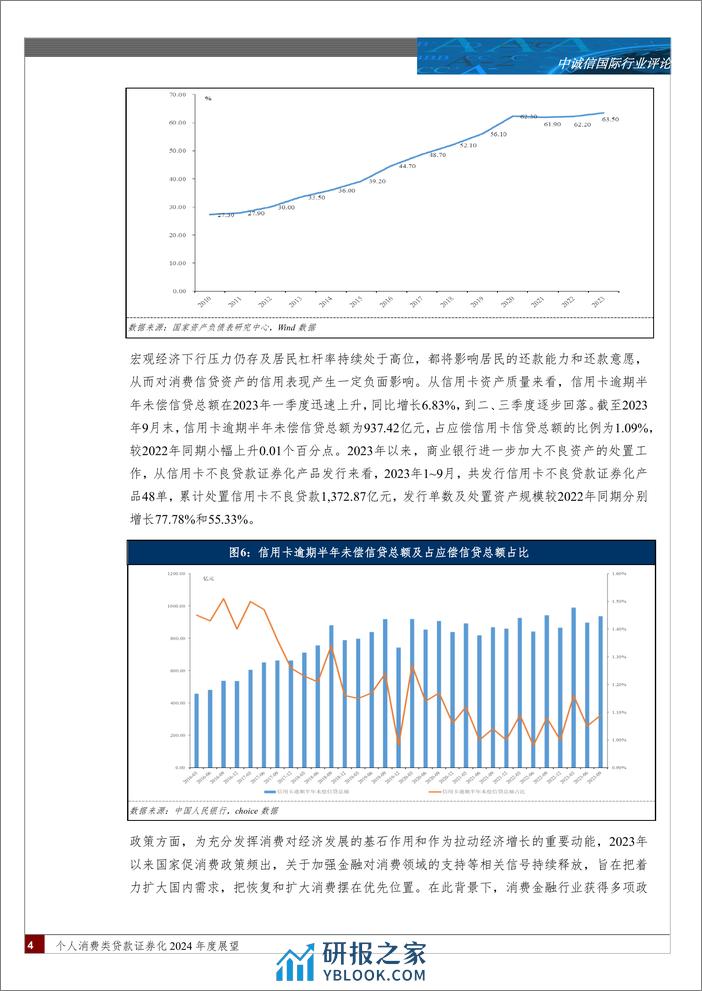 消费行业个人消费类贷款证券化2024年度展望：宏观经济持续修复，居民消费信贷需求企稳回暖-240329-中诚信国际-18页 - 第3页预览图