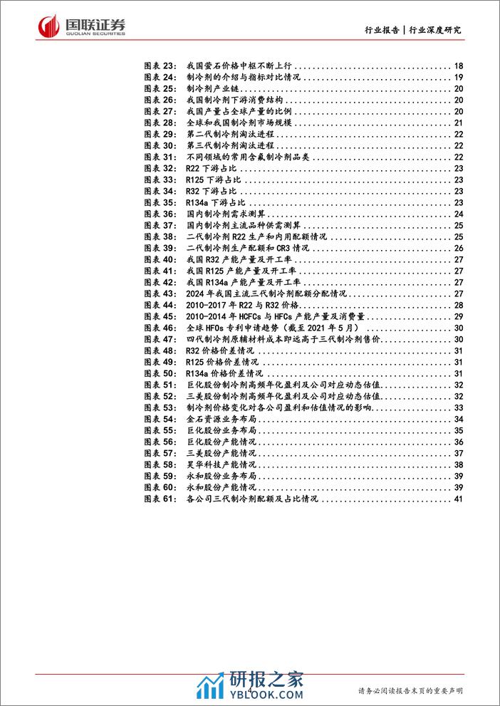 氟化工行业深度系列(一)：萤石价值中枢提升，制冷剂开启景气周期-240307-国联证券-42页 - 第4页预览图