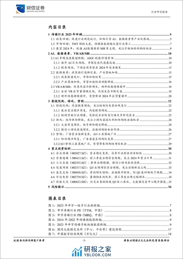 传媒：内容提质与技术创新，期待2024年AI应用落地 - 第3页预览图