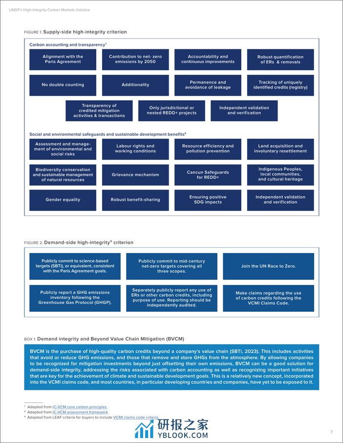 UNDP的高诚信碳市场倡议报告（英文版）-联合国开发计划署 - 第8页预览图