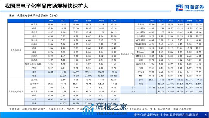 深度报告-20240408-国海证券-湿电子化学品行业深度报告_湿电子化学品渐入佳境——AI赋能化工之三_61页_2mb - 第5页预览图