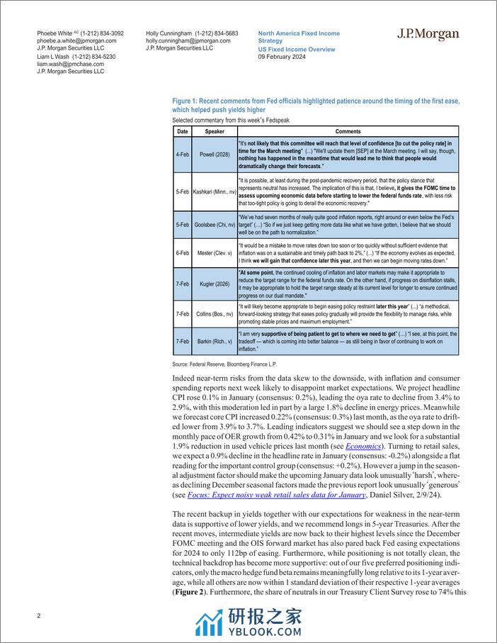 JPMorgan Econ  FI-US Fixed Income Overview From the last mile to the road ahea...-106450345 - 第2页预览图